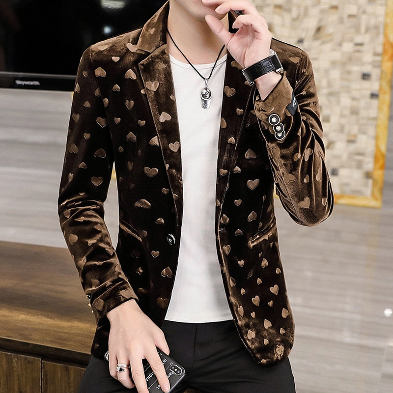 Mens on sale jacquard blazer