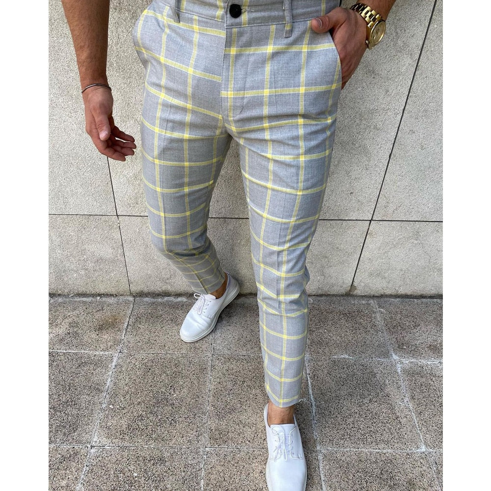 Men's Pants Business Casual Trouser For Men Korean Fashion Working Clothing New Formal Office Daily Style Pants For Four Seasons