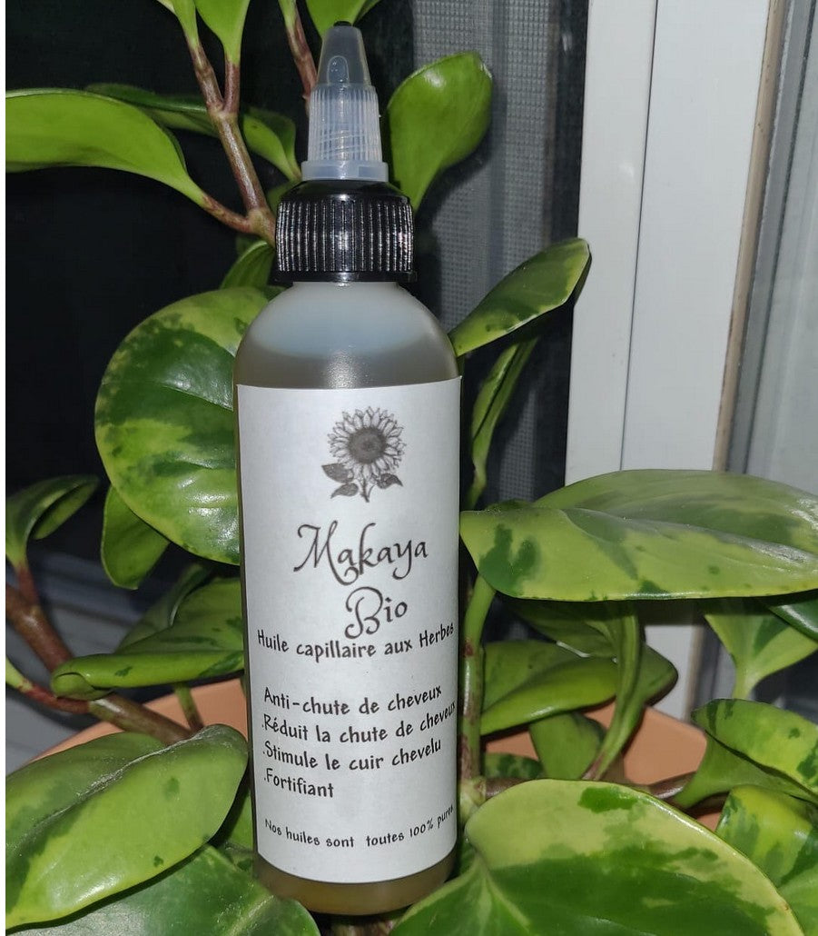 Makaya Bio, Huile capillaire aux herbes, antichute de cheveux