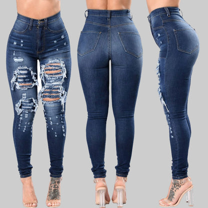 Slim Fit Jeans High Waist Pencil Pencil Trousers Slim-Fit Jeans, Fashion Desires