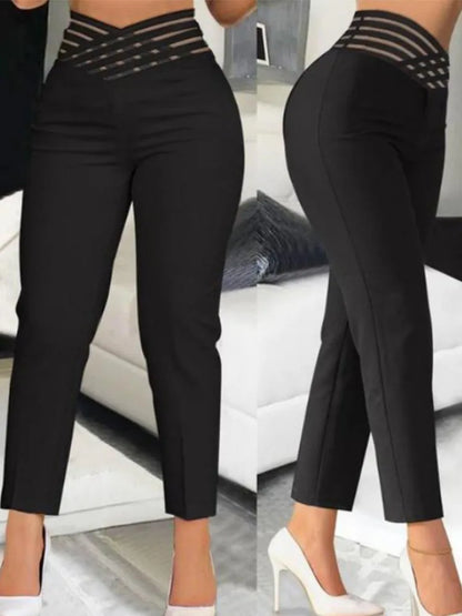 Fashion women's small foot pants tight naked hip lift  pants women