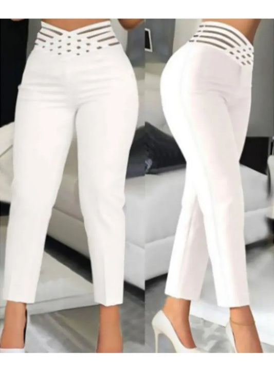 Fashion women's small foot pants tight naked hip lift  pants women