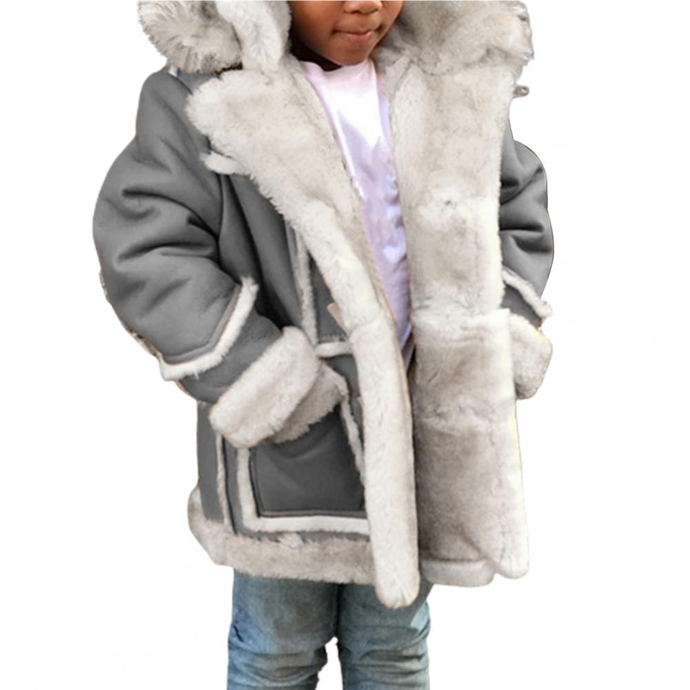 Faux Fur Jacket Boys Clothing Vintage Patchwor Jacket Coat long Tulututu plus