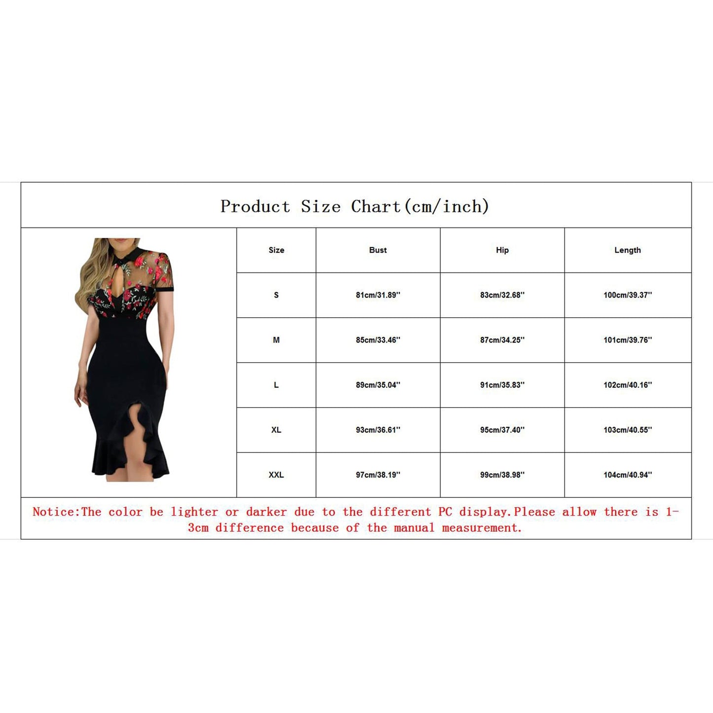 Women Summer Dress For Women Clothing 2021 Slit Ruffles Hem Floral Pattern Slimming Lace Long Sleeve Dress With Side Slits