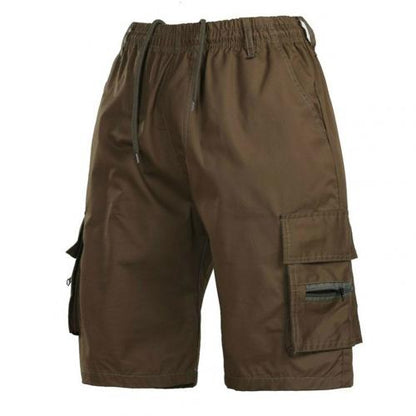 Casual Summer Men Multi-pockets Drawstring Baggy Cargo Shorts Pants Shorts Pants