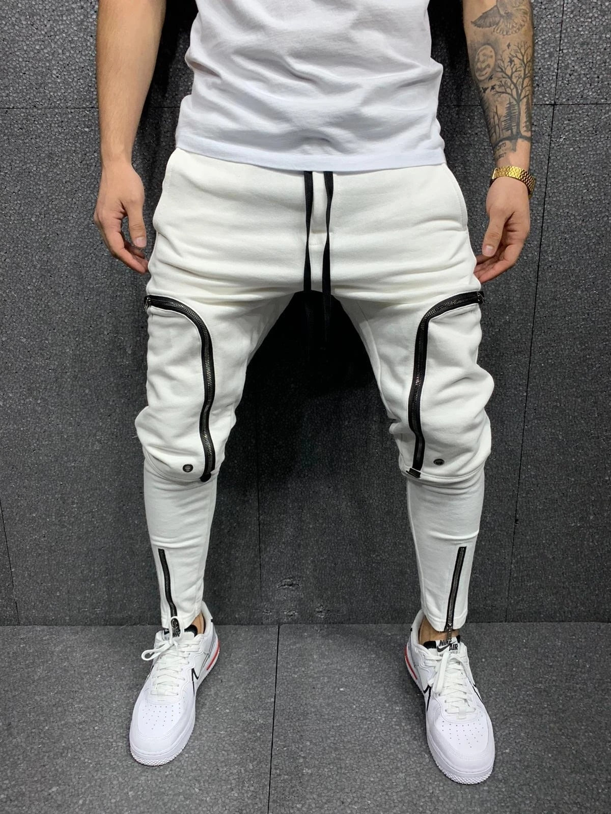 Hot Selling Men Foreign Trade New Slim Personality Leisure Sports Pants Jogger Fashion