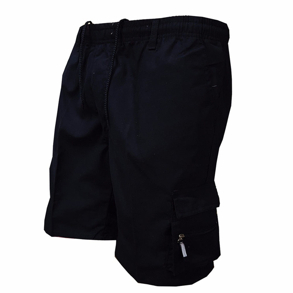 Casual Summer Men Multi-pockets Drawstring Baggy Cargo Shorts Pants Shorts Pants