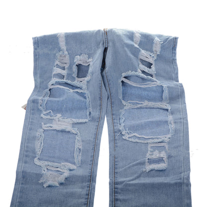 New Woman Big Ripped Jeans Fashion Sexy Loose Denim Pants Trendy Boyfriend Jeans