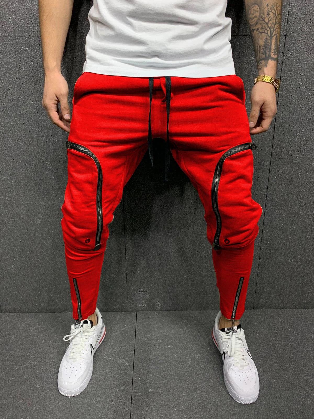 Hot Selling Men Foreign Trade New Slim Personality Leisure Sports Pants Jogger Fashion