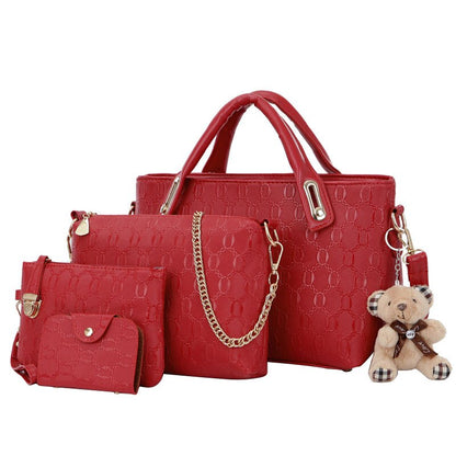 Set Women Elegant Handbag Shoulder Bag Fashion