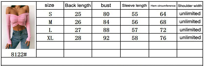 V Neck tshirt Elegant Party Club Tee Shirt Femme Dames Streetwear Women Summer Long Sleeve T Shirt Off Shoulder Crop Top