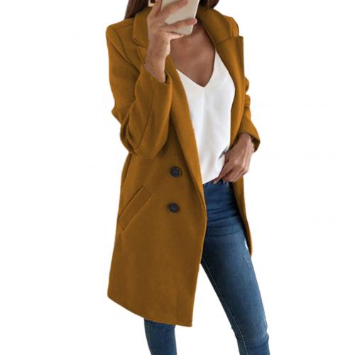 Women Wool Jacket Female Long Sleeve Winter Coat