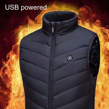 Vest Men Women Sportswear Usb Electric Heated Jacket Heating Vest Thermal Clothing Hunting Vest Winter Heating Jacket Waistcoat