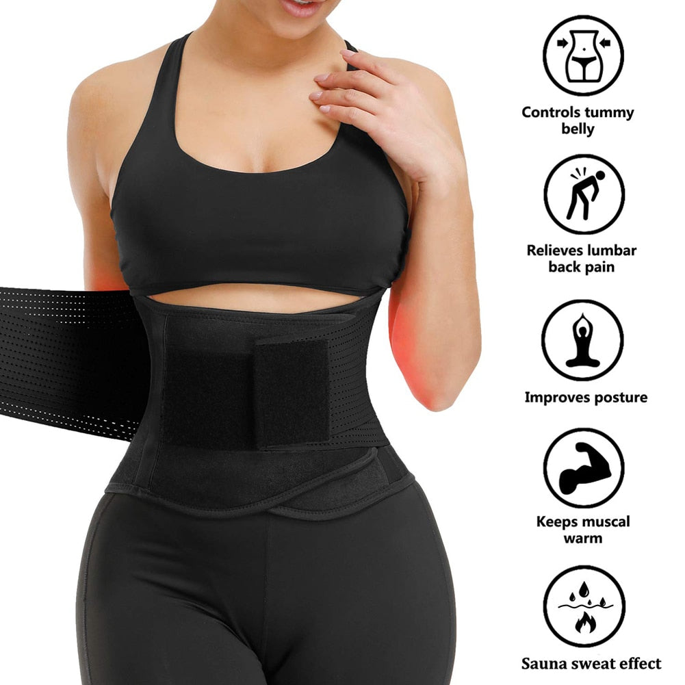 Women Corset Latex Trainer Body Shaper Slimming Sheath Belly Girdles Steel Workout Belt