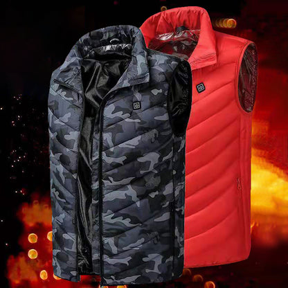 Vest Men Women Sportswear Usb Electric Heated Jacket Heating Vest Thermal Clothing Hunting Vest Winter Heating Jacket Waistcoat