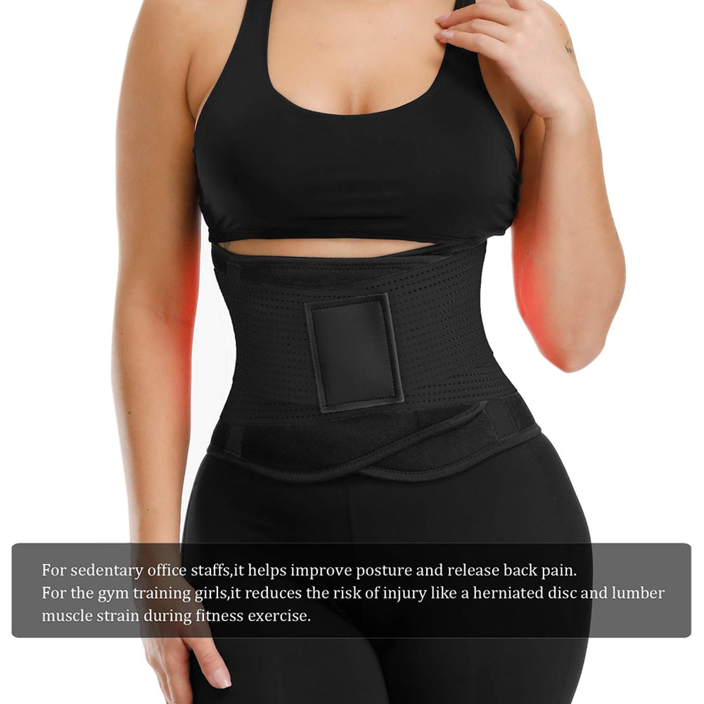 Women Corset Latex Trainer Body Shaper Slimming Sheath Belly Girdles Steel Workout Belt