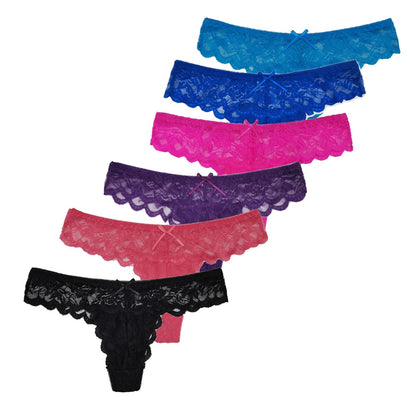 5 PCS/Set Transparent Underwear Ladies Lingerie Panty  Womens G String