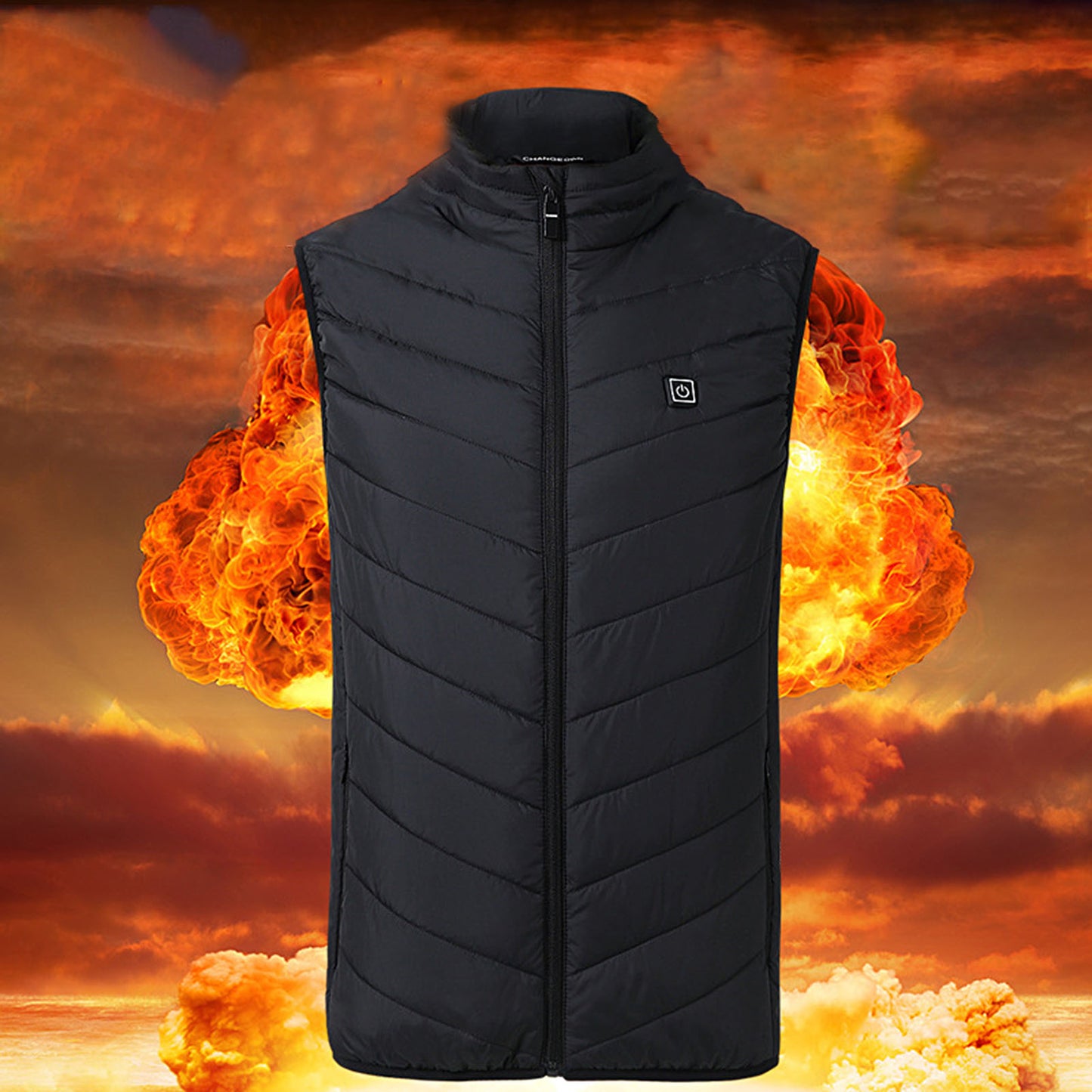 Vest Men Women Sportswear Usb Electric Heated Jacket Heating Vest Thermal Clothing Hunting Vest Winter Heating Jacket Waistcoat