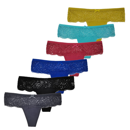 5 PCS/Set Transparent Underwear Ladies Lingerie Panty  Womens G String