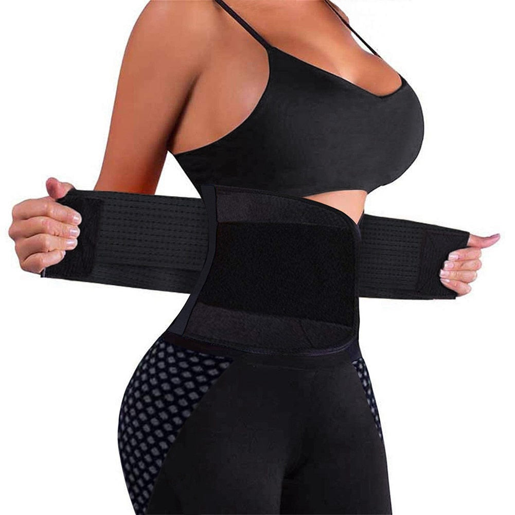 Women Corset Latex Trainer Body Shaper Slimming Sheath Belly Girdles Steel Workout Belt