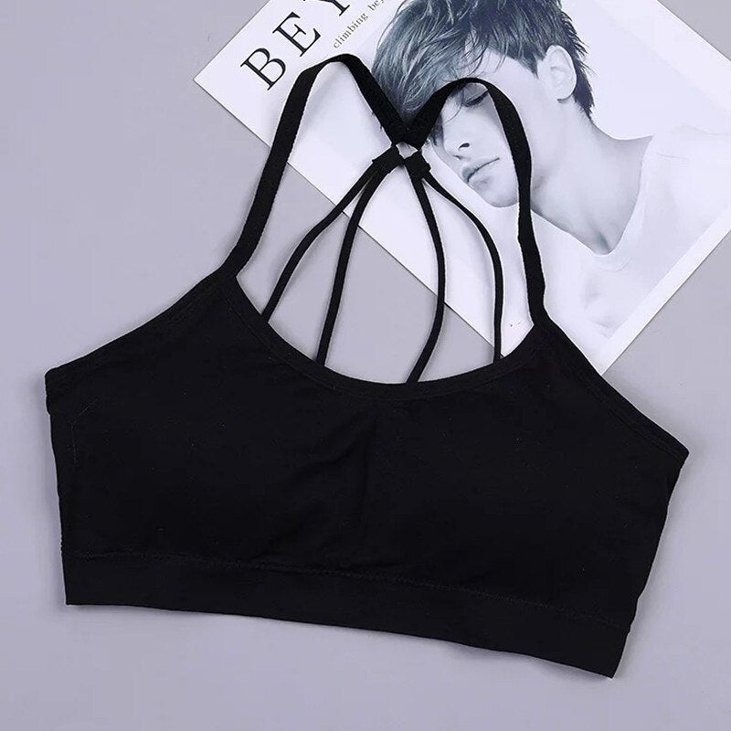 SEXY WOMEN BRA FEMALE PAD TANK TOPS BRALETTE