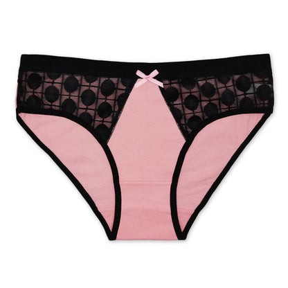 5 PCS/Set Sexy Lace Female Cotton Panties