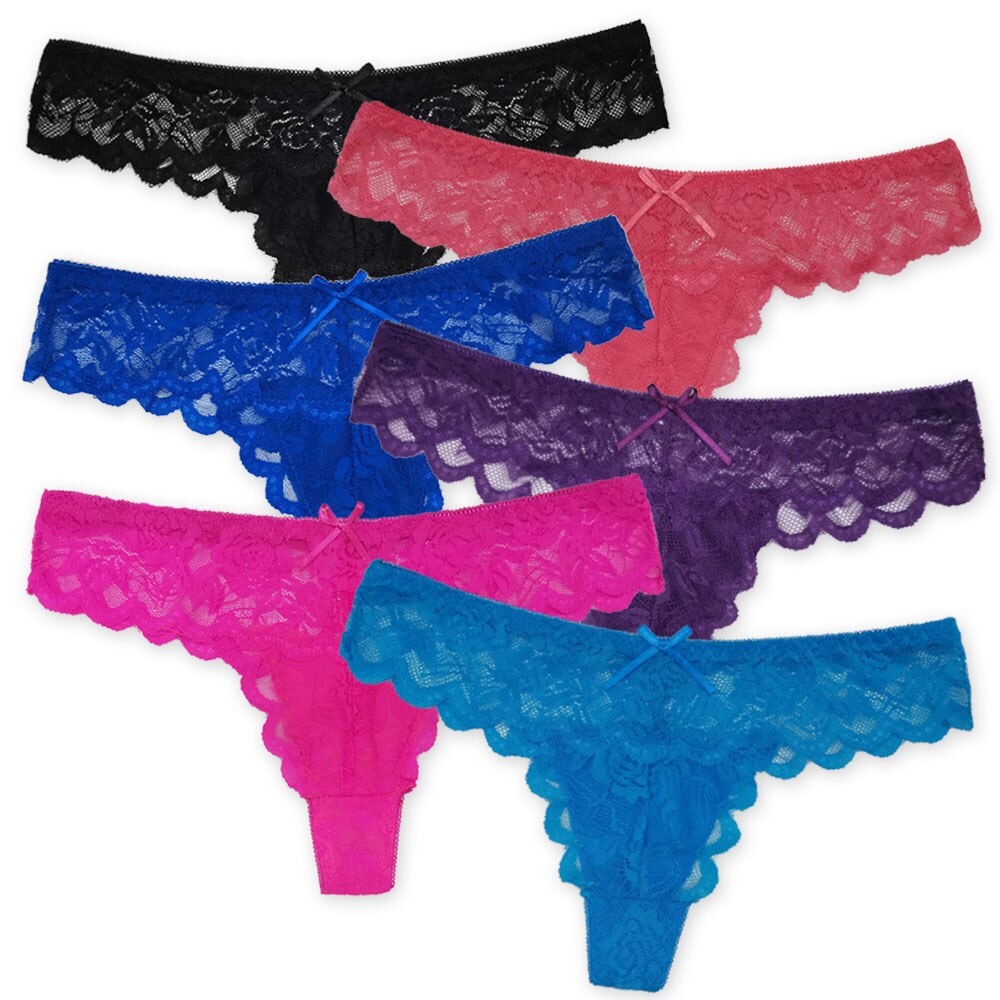 5 PCS/Set Transparent Underwear Ladies Lingerie Panty  Womens G String