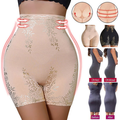 Women  Body Contortions High Waists, Hip Lifts, Gold Stamping Safety Leggings