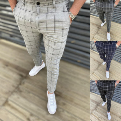 Men&#39;s Office Business Casual Formal Pants Fashion Men&#39;s Classic Straight Pencil Pant New Casual Clothes For Men Hot Sale Working