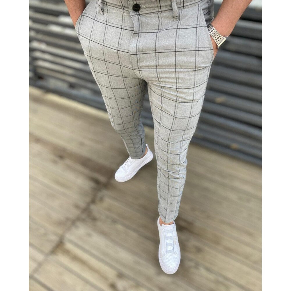 Men&#39;s Office Business Casual Formal Pants Fashion Men&#39;s Classic Straight Pencil Pant New Casual Clothes For Men Hot Sale Working