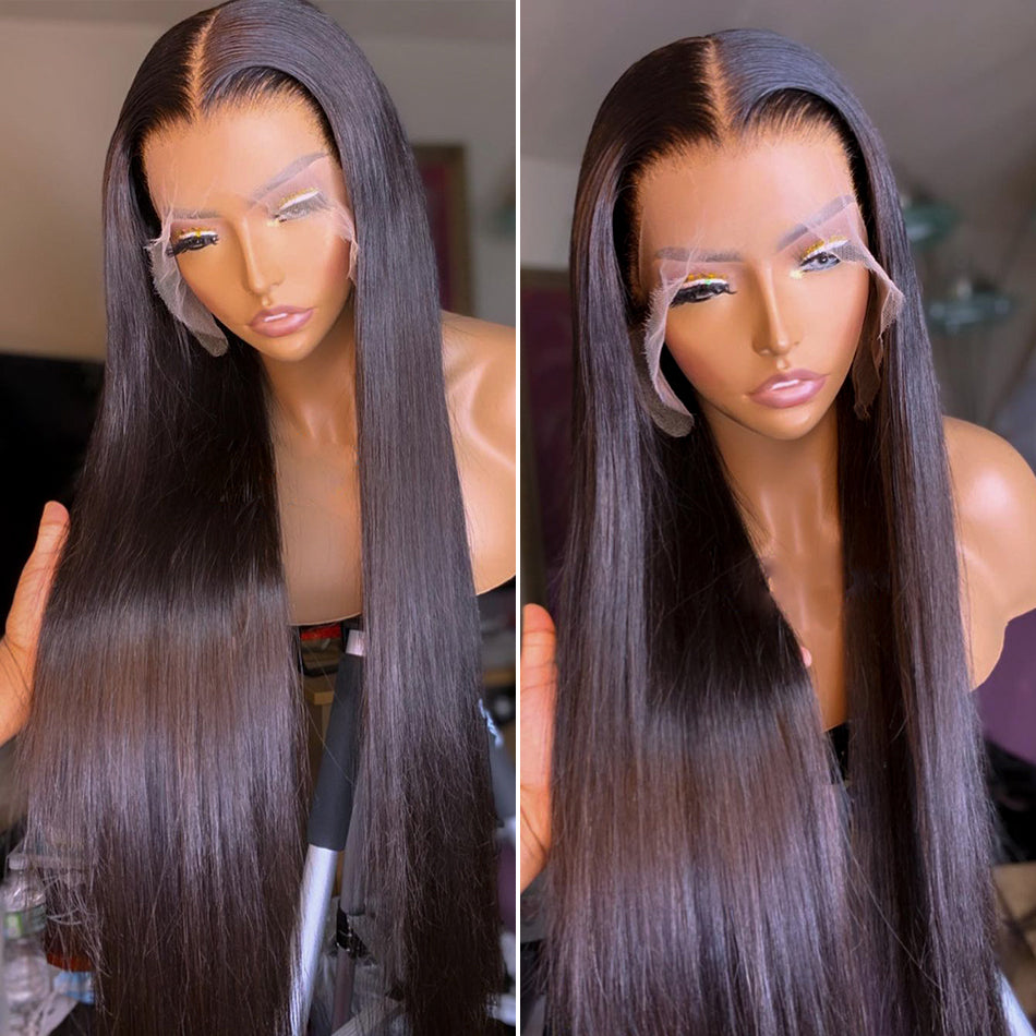 Lace Front 13x6 Hd 30 40 Inch Human Hair For Black Women 360 Frontal